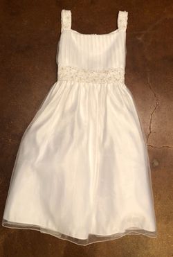 White Girls Flower/First Communion Dress