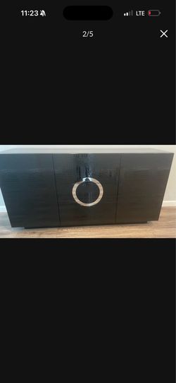 A/X console table with 5 drawers