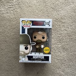 Funko Pop Hopper #512 Limited Edition CHASE Stranger Things Collectible Figure