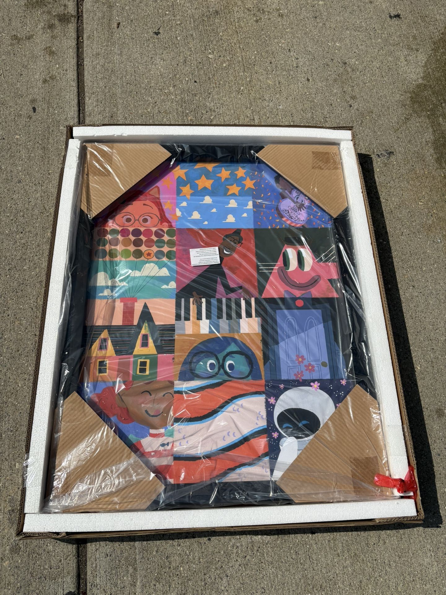 Official Disney Park Used artwork Used Exclusively At Pixar Place Hotel