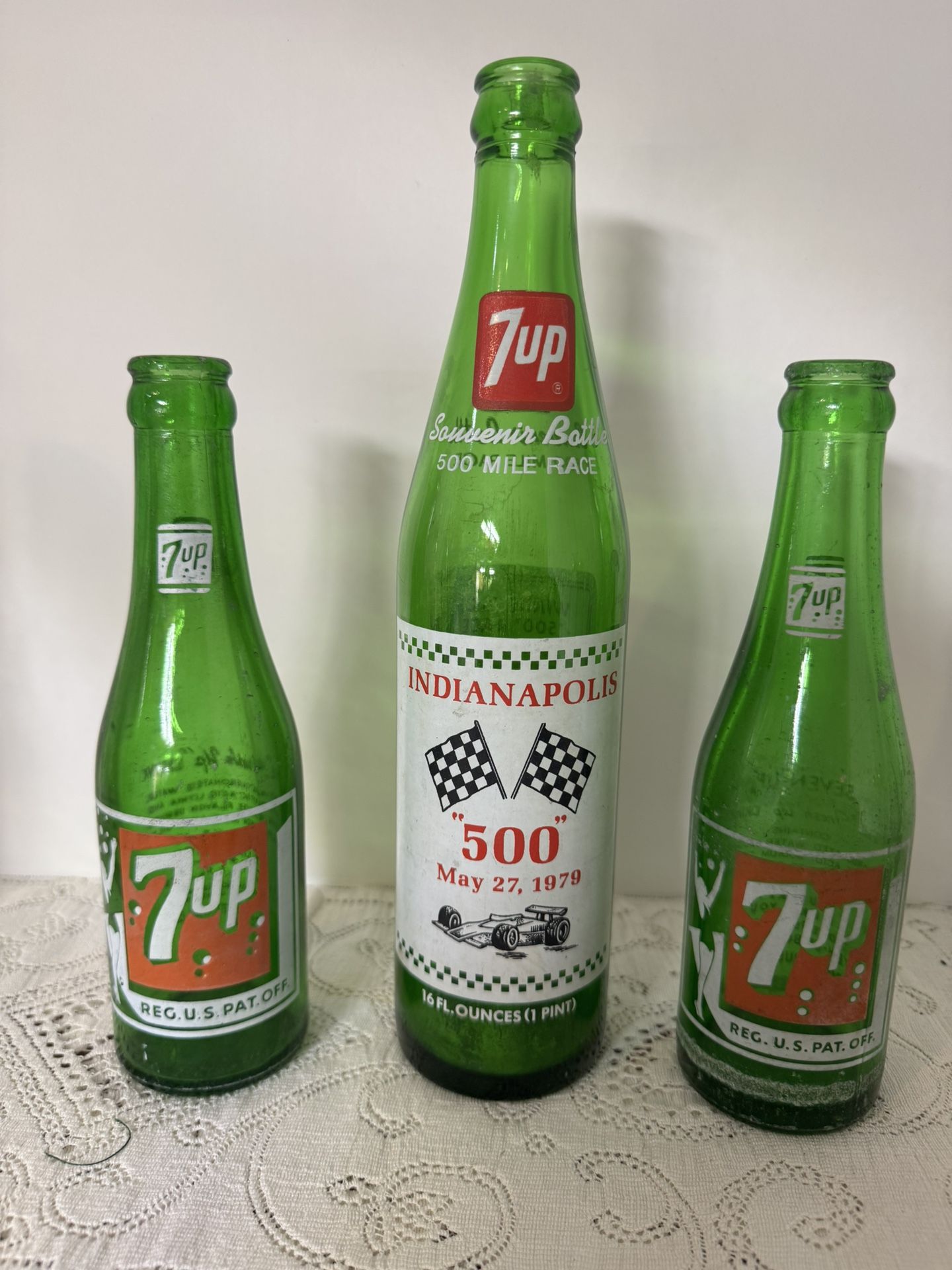 Vintage 7up Bottles