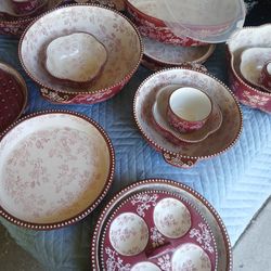 Temptations Floral Lace Cookware Lot