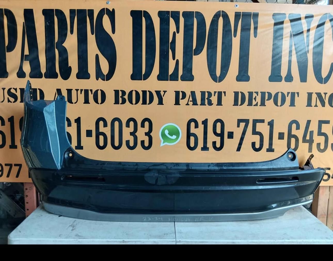 2023 - 2025. HR-V REAR BUMPER OEM.