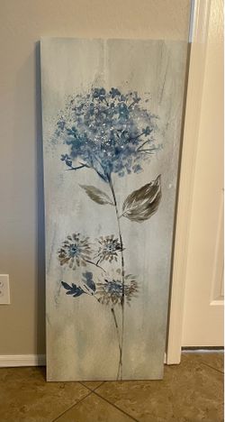 Floral canvas wall art