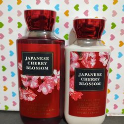 Bath & body Works Japanese Cherry Blossom Set $16 