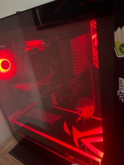 Gaming Pc set up and tv