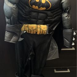 Batman Custome Kids Size XS 3-4