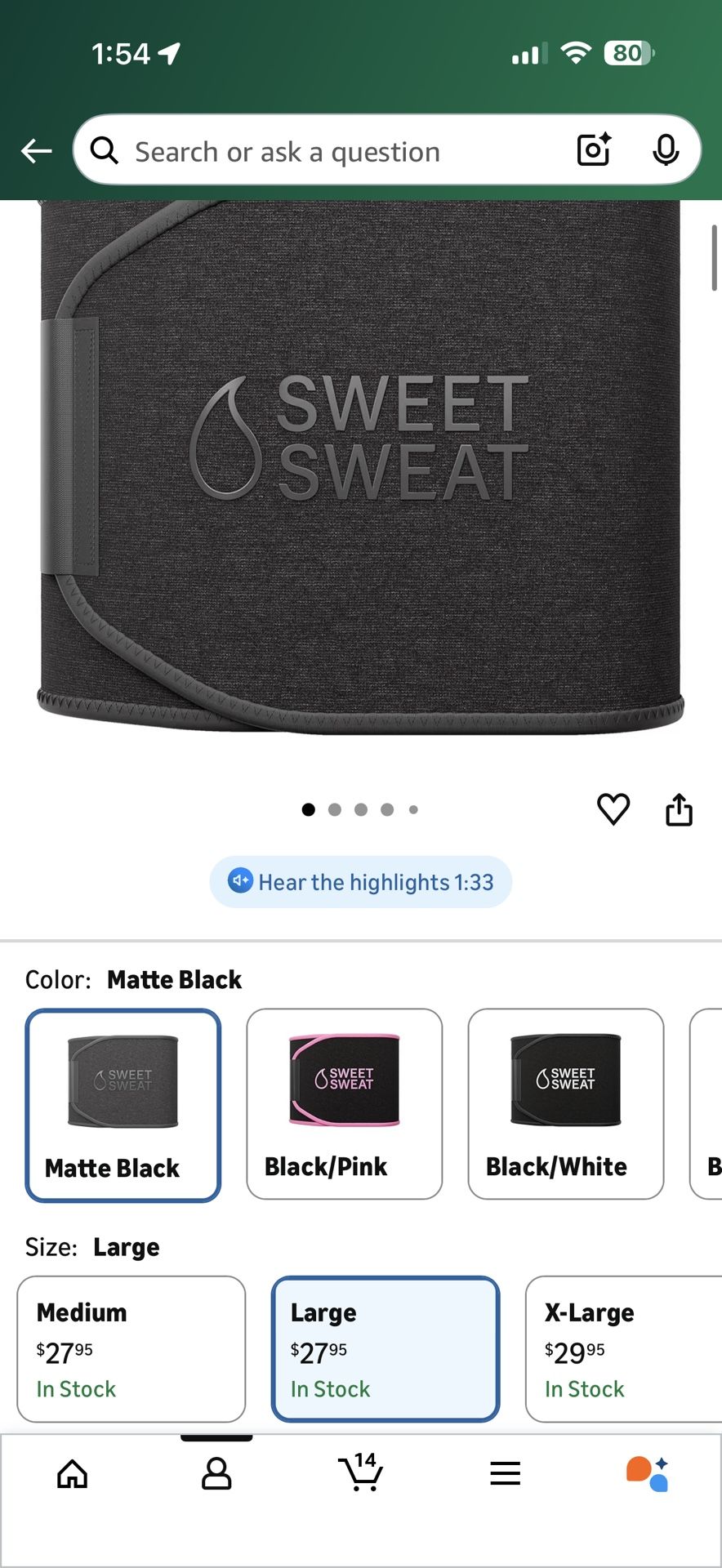 Sweet Sweat Waist Trimmer New