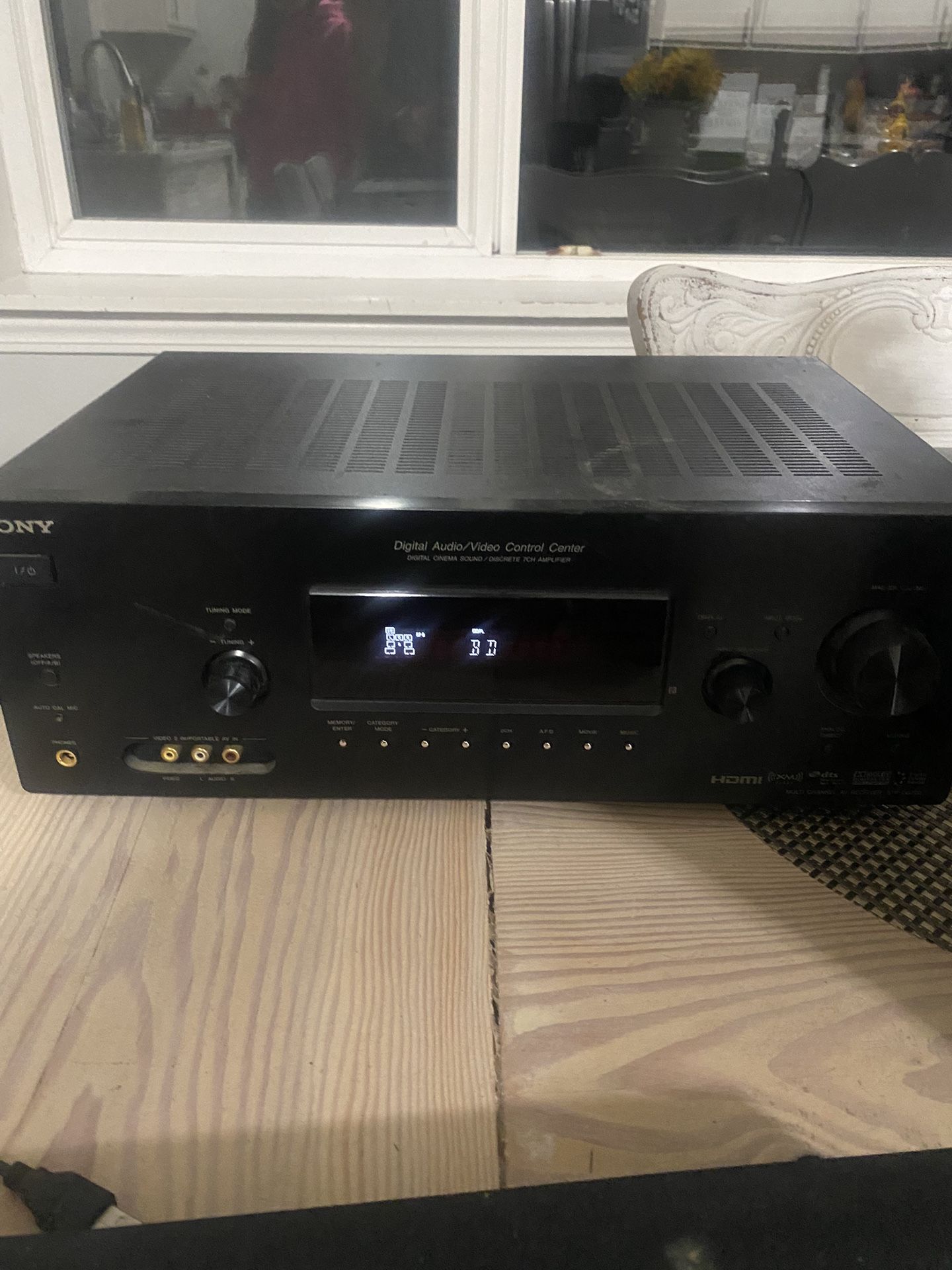 Sony MODEL NO. STR-DG720 Home theater/audio receiver