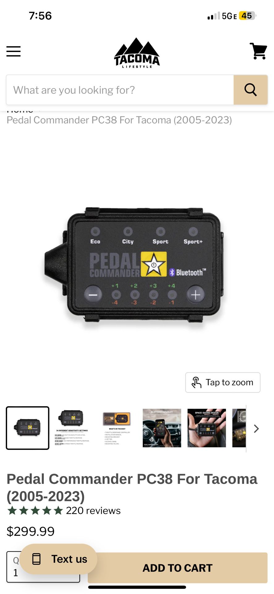 Pedal Commander for Toyota Tacoma 