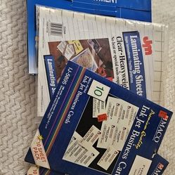 Laminate Business Card CD Jewel Paper Mix