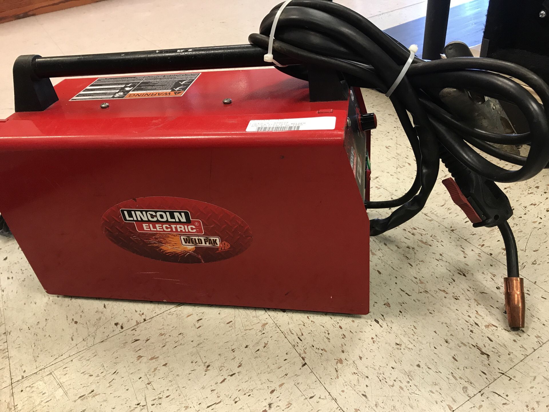 Lincoln electric welder pak HD FEED