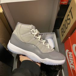 DS 2021 Jordan Cool Grey 11s size 11 