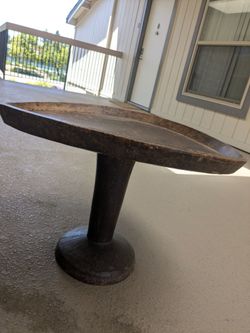 Moroccan wood table