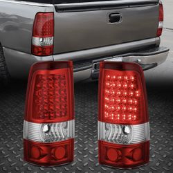 99 - 03 CHEVY SILVERADO GMC SIERRA LED TAIL LIGHT REAR BRAKE LAMP RED