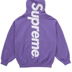 Supreme Satin Applique Hooded Sweatshirt 