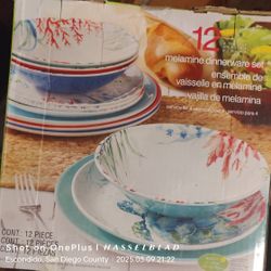 Melamine Dinner Set NEW! $20
