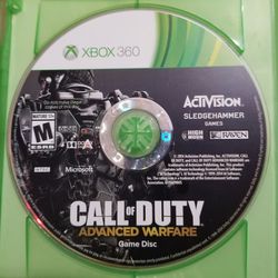 Call of Duty Advanced Warfare Game Disc For Xbox 360