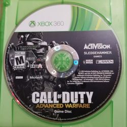 Call of Duty Advanced Warfare Game Disc For Xbox 360