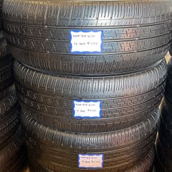 🛞SET OF 4 USED TIRES🛞 205/55/16 DUNLOP •INSTALL/BALANCE INCLUDED•
