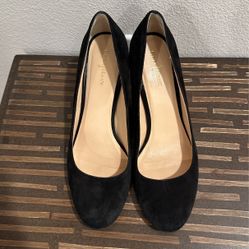 Cole Haan Black Suede Wedges