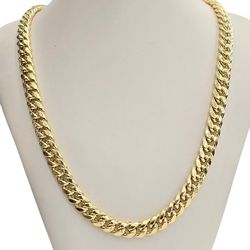 14kt REAL GOLD MIAMI CUBAN CHAIN 8.5 MM 24 INCHES 