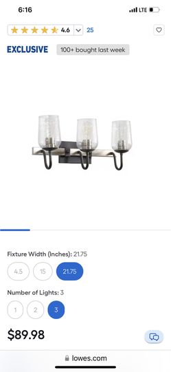 Restroom Light Fixture