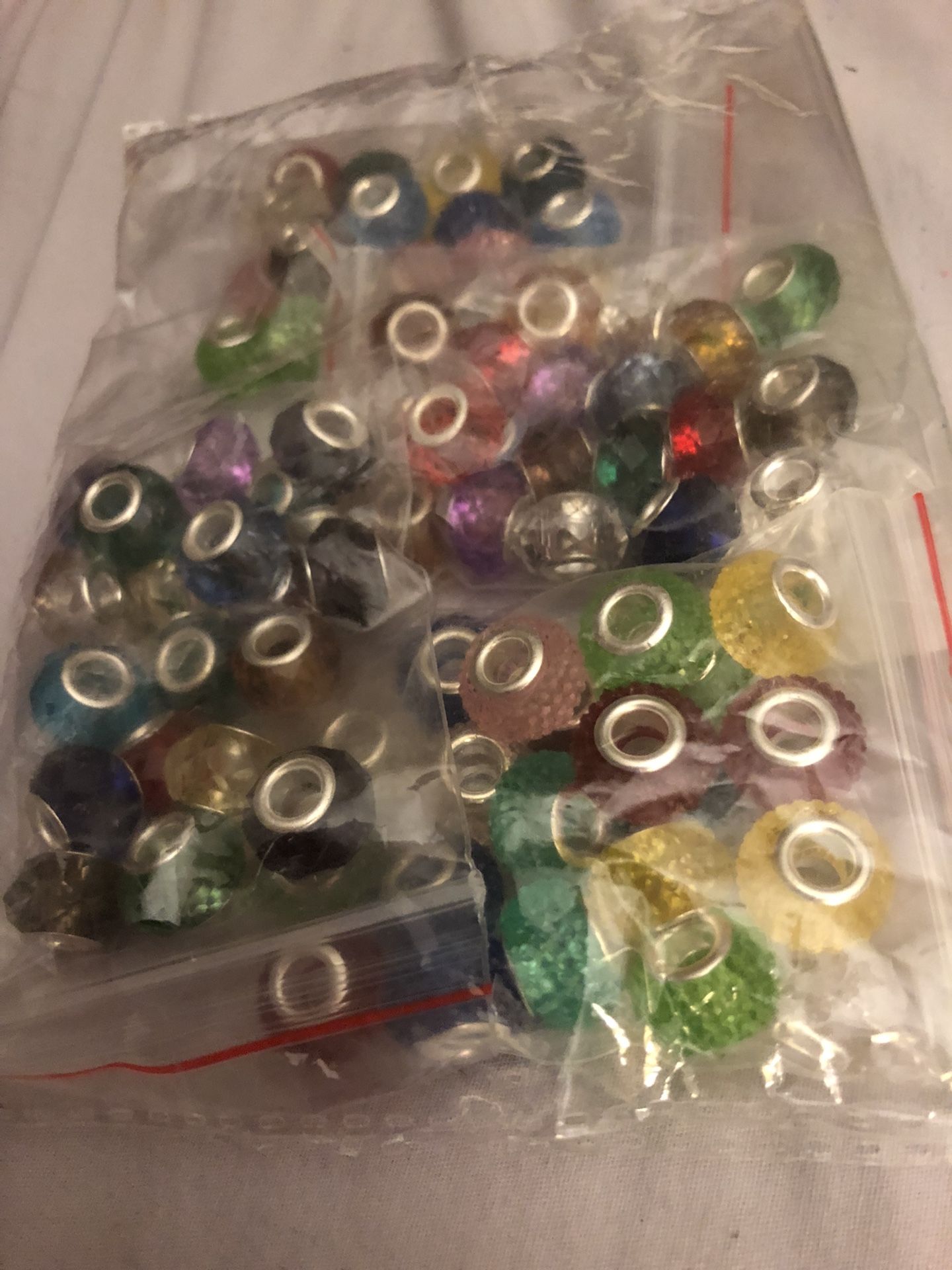 Glass Beads 60 Piece