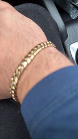 10k Cuban link bracelet