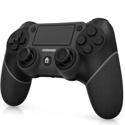 Wireless Controller for PS4, Wired P-4 Pro Controller with Paddles, Black P-4 Controller Accessories, P-4 Accessories Perfect Adaptive Full Version 4/