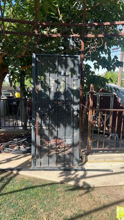 Wrought Iron Security Screen Door