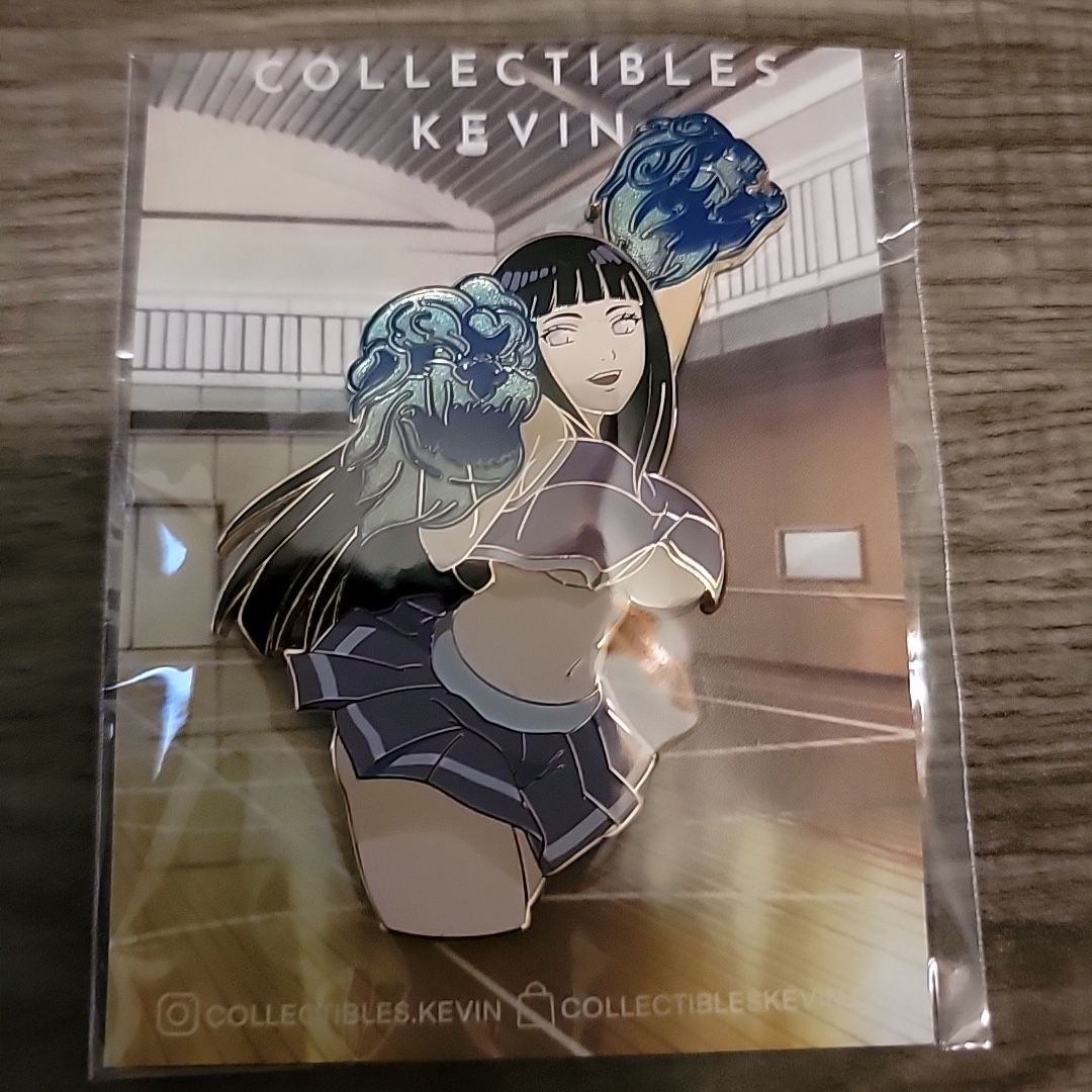 Naruto Hinata Hyuga Cheerleader Pin A Grade Limited Edition Collectibles Kevin Very Rare