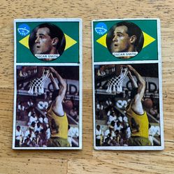 (2) 1986 Merchante Basketball Cards Of Oscar Schmidt (Smith)