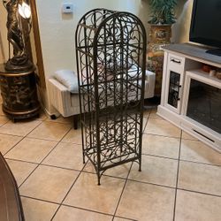 Metal Wine Rack Holds 45 Bottles