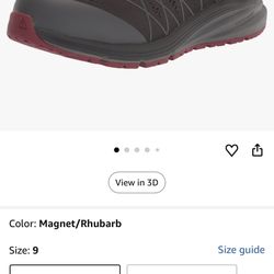 KEEN Utility womens Vista Energy Low Height Sneakers Composite Toe Industrial Work Shoes Size 8.5 Magnet/Rhubarb 