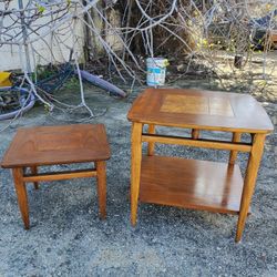 Pair Of Mid Century Tables By Lane