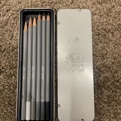 Windsor & Newton Charcoal Pencil 6 Piece Tin Set