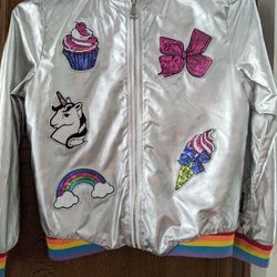 Jojo siwa silver bomber deals jacket