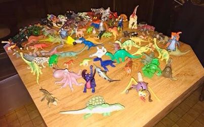 Dinosaurs and Action Figures