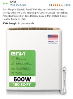 EFFICIENT LOW-WATTAGE WALL HEATER