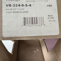 New Invensys 3 Way Mixing Valve 