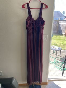 Burgundy Prom Dress 
