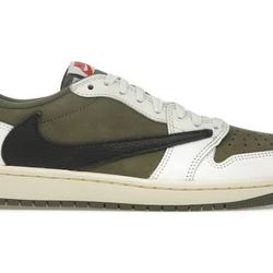 Jordan 1 Travis Scott Medium Olives Men’s Size 11