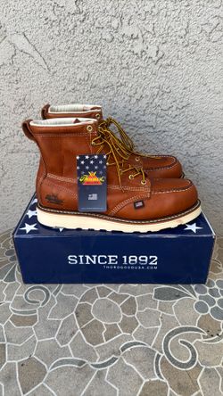 WORK BOOTS THOROGOOD STEEL TOE SIZE 11 WIDE MENS