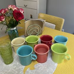 Fiesta ware mugs