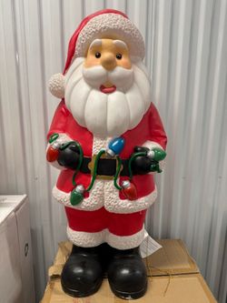 Large Santa Claus Blow Mold Christmas Decoration