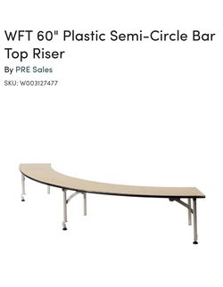 Semi Circle Table Top Riser