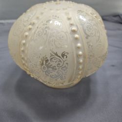 Vintage Glass Ceiling Light Fixture