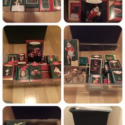 NEW HALLMARK ORDAMENTS IN BOX OVER 130 ordaments All 1/2 0ff Or MORE 