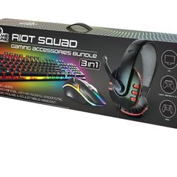 Brand New 3 Piece Gaming Bundle Headset Mouse Keyboard